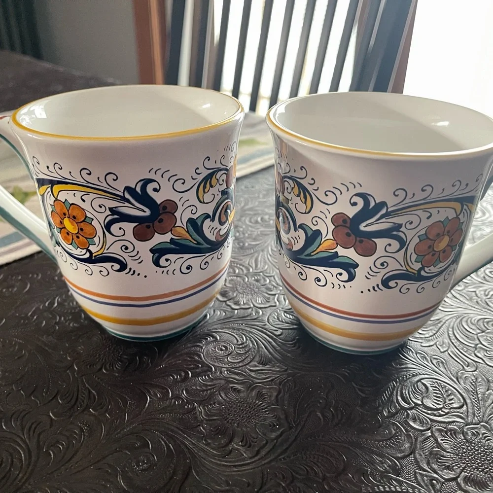 Sur La Table Handcrafted Italian Ceramic Cups